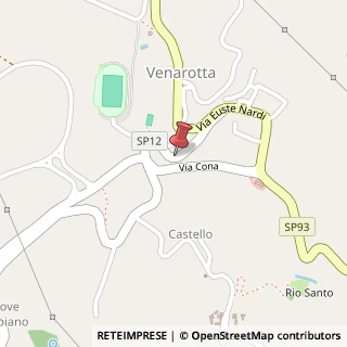 Mappa Via Silvano Sabatini, 1, 63091 Venarotta, Ascoli Piceno (Marche)