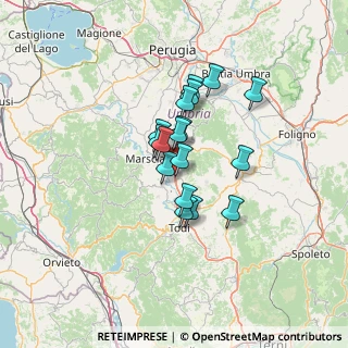 Mappa SS 3bis, 06059 Todi PG, Italia (9.66588)