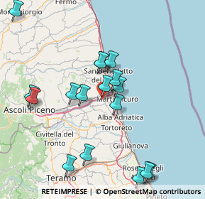 Mappa Via Bonifica Tronto km 3, 64010 Colonnella TE, Italia (16.54059)