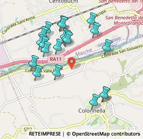 Mappa Via Bonifica Tronto km 3, 64010 Colonnella TE, Italia (1.007)