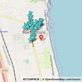 Mappa Via U. Foscolo, 64014 Martinsicuro TE, Italia (0.4125)