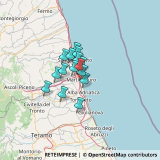 Mappa Via Como, 64014 Martinsicuro TE, Italia (8.314)