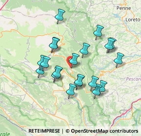 Mappa Via XX Settembre, 67020 Villa Santa Lucia degli Abruzzi AQ, Italia (6.915)