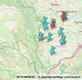 Mappa Via Regina Margherita, 65010 Carpineto della Nora PE, Italia (6.95462)