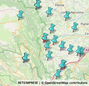 Mappa Via Regina Margherita, 65010 Carpineto della Nora PE, Italia (9.421)