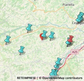 Mappa Via Guglielmo Marconi, 65010 Nocciano PE, Italia (6.17)