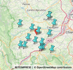 Mappa Via Guglielmo Marconi, 65010 Nocciano PE, Italia (6.798)