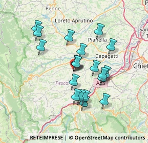 Mappa Via Guglielmo Marconi, 65010 Nocciano PE, Italia (6.384)