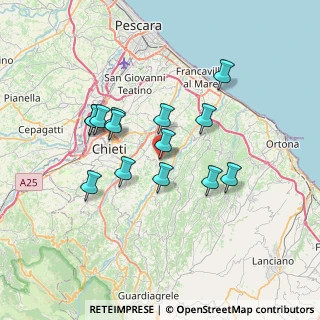 Mappa Largo del Mercato, 66010 Villamagna CH, Italia (6.38143)