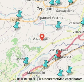 Mappa Via Guglielmo Oberdan, 65020 Rosciano PE, Italia (3.20462)