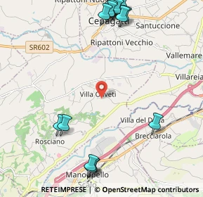 Mappa Via Guglielmo Oberdan, 65020 Rosciano PE, Italia (3.073)
