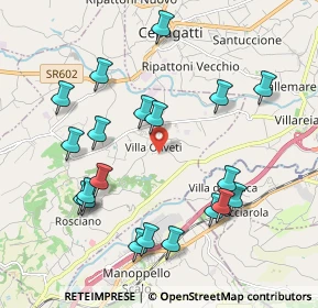 Mappa Via Guglielmo Oberdan, 65020 Rosciano PE, Italia (2.2455)