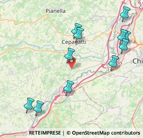 Mappa Via Guglielmo Oberdan, 65020 Rosciano PE, Italia (5.04545)