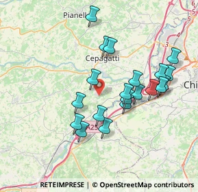 Mappa Via Guglielmo Oberdan, 65020 Rosciano PE, Italia (3.645)