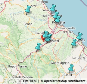 Mappa Via Guglielmo Oberdan, 65020 Rosciano PE, Italia (15.85909)