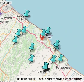 Mappa ZONA ARTIGIANALE, 66026 Ortona CH, Italia (8.909)