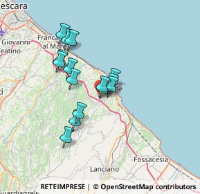 Mappa ZONA ARTIGIANALE, 66026 Ortona CH, Italia (5.68667)