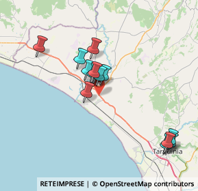 Mappa Località Sanguinaro, 01014 Montalto di Castro VT, Italia (6.656)