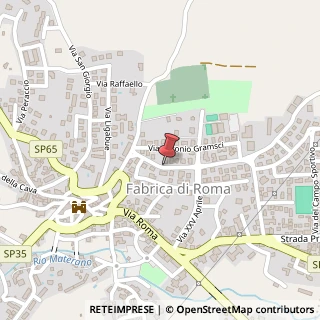 Mappa Via madonna della stradella 5, 01034 Fabrica di Roma, Viterbo (Lazio)