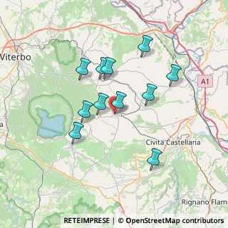 Mappa Via Donatori di Sangue, 01034 Fabrica di Roma VT, Italia (6.45)