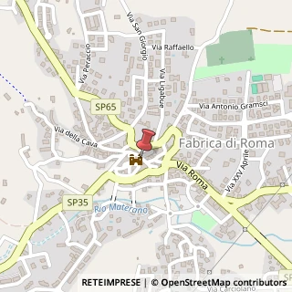 Mappa Piazza Guglielmo Marconi, 17, 01034 Fabrica di Roma, Viterbo (Lazio)
