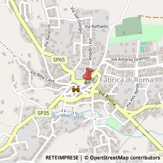 Mappa Piazza Guglielmo Marconi, 181, 01034 Fabrica di Roma, Viterbo (Lazio)