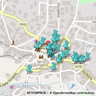 Mappa Piazza Duomo, 01034 Fabrica di Roma VT, Italia (0.1)
