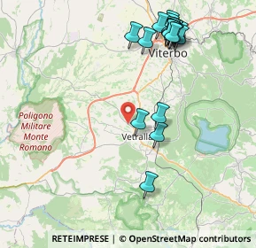 Mappa Strada Provinciale, 01019 Viterbo VT, Italia (9.7215)