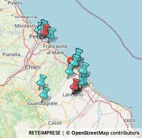 Mappa Strada Casone, 66026 Ortona CH, Italia (13.0325)