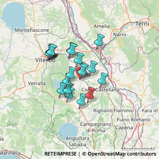 Mappa Via dell'Asilo, 01034 Fabrica di Roma VT, Italia (10.727)