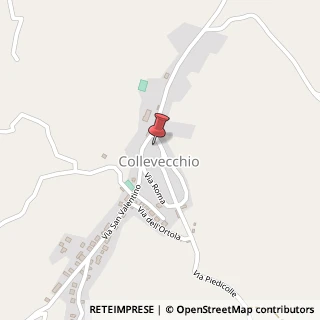 Mappa Via A. Segoni, 4, 02042 Collevecchio, Rieti (Lazio)