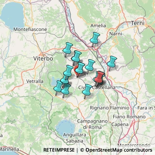 Mappa Via XXV Aprile, 01034 Fabrica di Roma VT, Italia (8.70833)