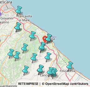 Mappa C.da Tamarete Zona Artigianale, 66026 Ortona CH, Italia (9.5285)