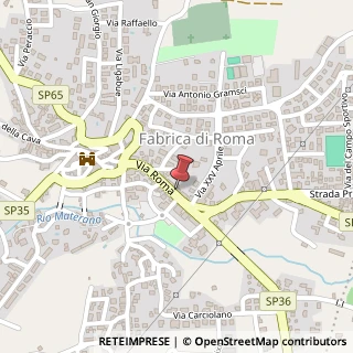 Mappa Via Roma, 57, 01034 Fabrica di Roma, Viterbo (Lazio)