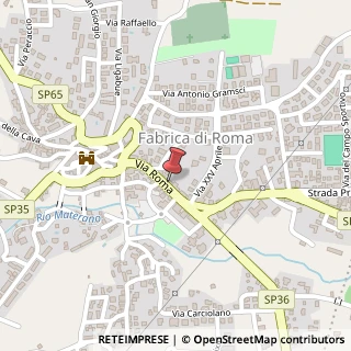 Mappa Via Roma, 35, 01034 Fabrica di Roma, Viterbo (Lazio)