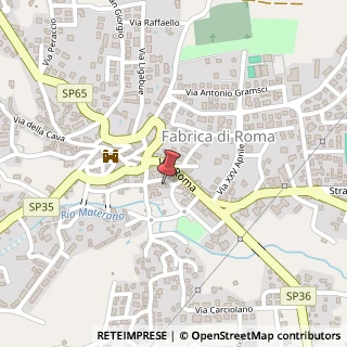 Mappa Via Sotto le Forme, 32, 01034 Fabrica di Roma, Viterbo (Lazio)