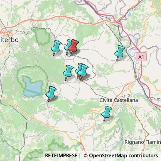 Mappa Via Campo Sportivo, 01034 Fabrica di Roma VT, Italia (6.14636)
