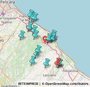 Mappa Viadotto Riccio II, 66026 Ortona CH, Italia (6.5735)