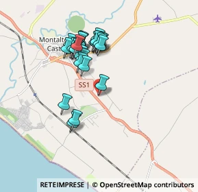 Mappa Via Aurelia km 106, 01014 Montalto di Castro VT, Italia (1.7)