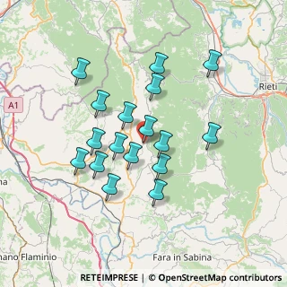 Mappa Via Guglielmo Marconi, 02041 Casperia RI, Italia (6.54353)