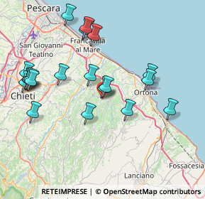 Mappa Via D. Alighieri, 66010 Tollo CH, Italia (8.683)