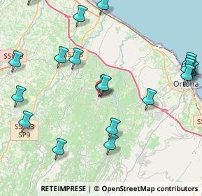 Mappa Via D. Alighieri, 66010 Tollo CH, Italia (5.5585)