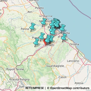 Mappa Via Vella, 66100 Chieti CH, Italia (11.683)