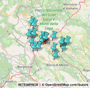 Mappa SS 17 Loc. Mammarella, 67100 L'Aquila AQ (9.1075)