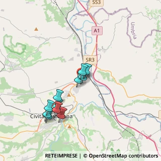 Mappa Via Flaminia km. 68, 01033 Civita Castellana VT, Italia (3.51)