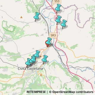 Mappa Via Flaminia km. 68, 01033 Civita Castellana VT, Italia (4.35455)