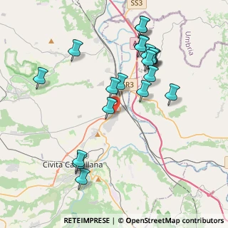 Mappa Via Flaminia km. 68, 01033 Civita Castellana VT, Italia (4.356)