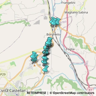 Mappa Via Flaminia km. 68, 01033 Civita Castellana VT, Italia (1.2375)