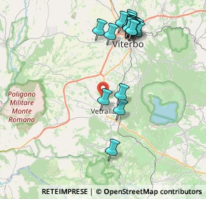 Mappa Strada Regionale, 01019 Viterbo VT, Italia (9.15)