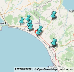 Mappa SP46, 01014 Montalto di Castro VT, Italia (12.50053)